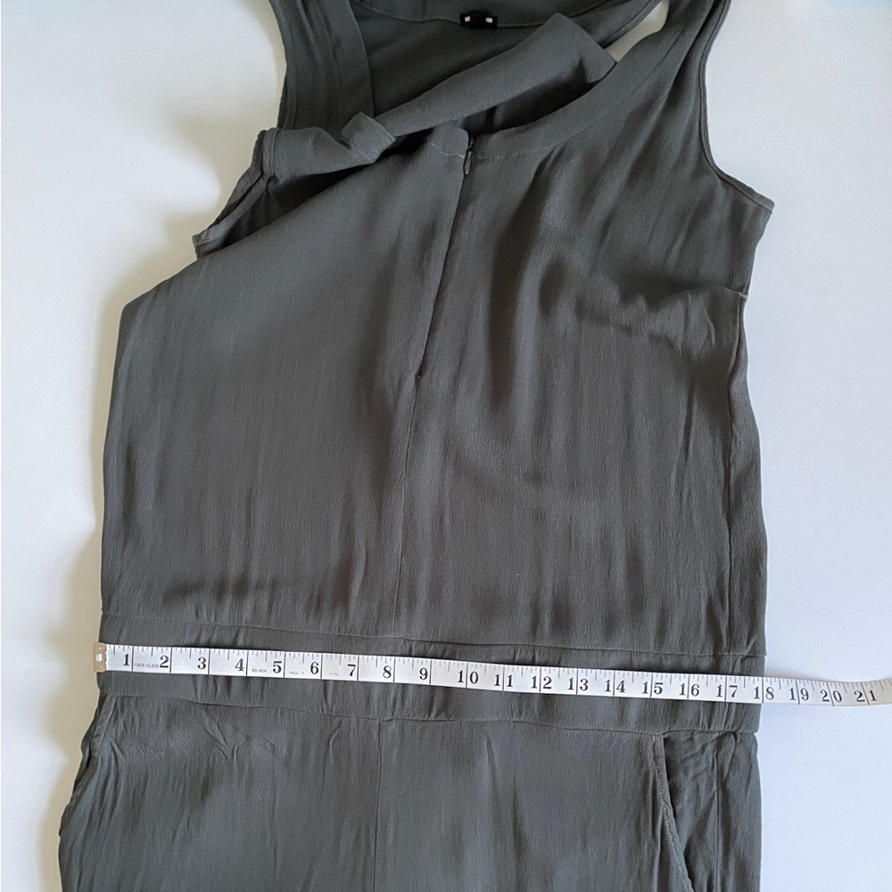Monrow Camo Creepe Jumpsuit Sleeveless Size L - Picture 10 of 15